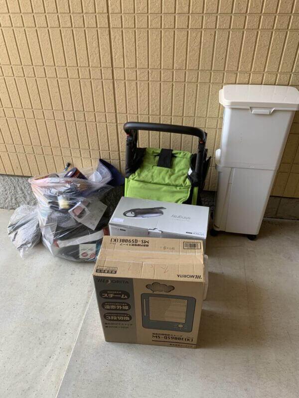 山口市の不用品回収実績 (作業前)