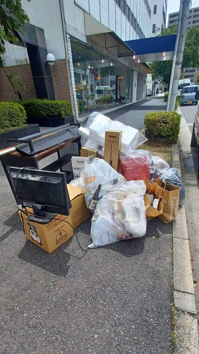 広島市の不用品回収実績 (作業前)