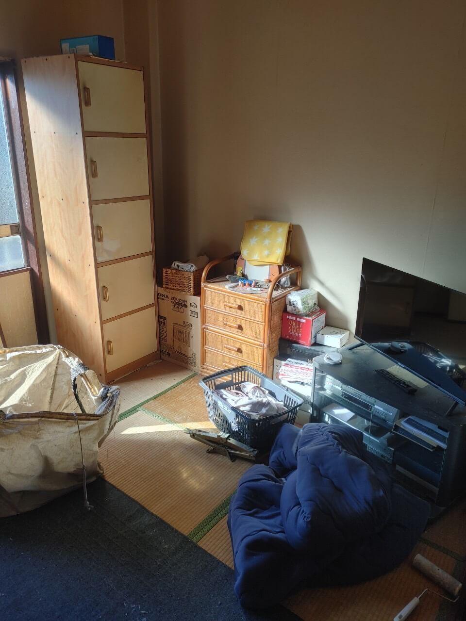 生前整理に伴い不用品処分