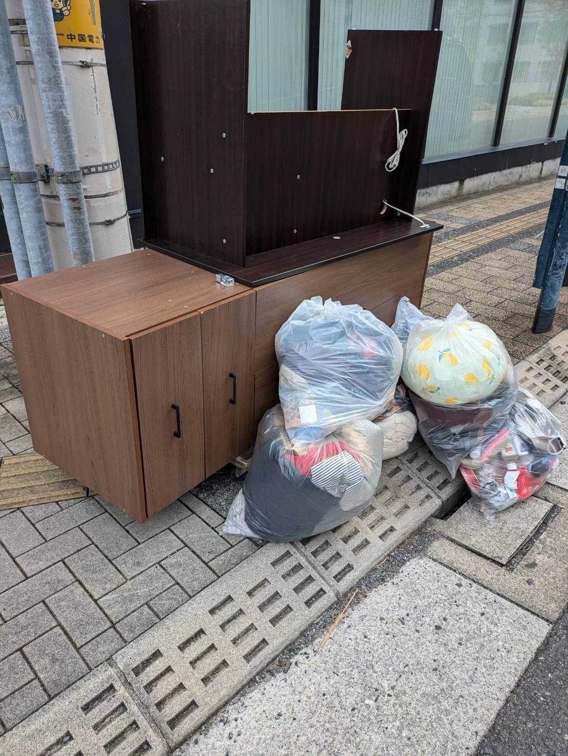 広島市の不用品回収実績 (作業前)