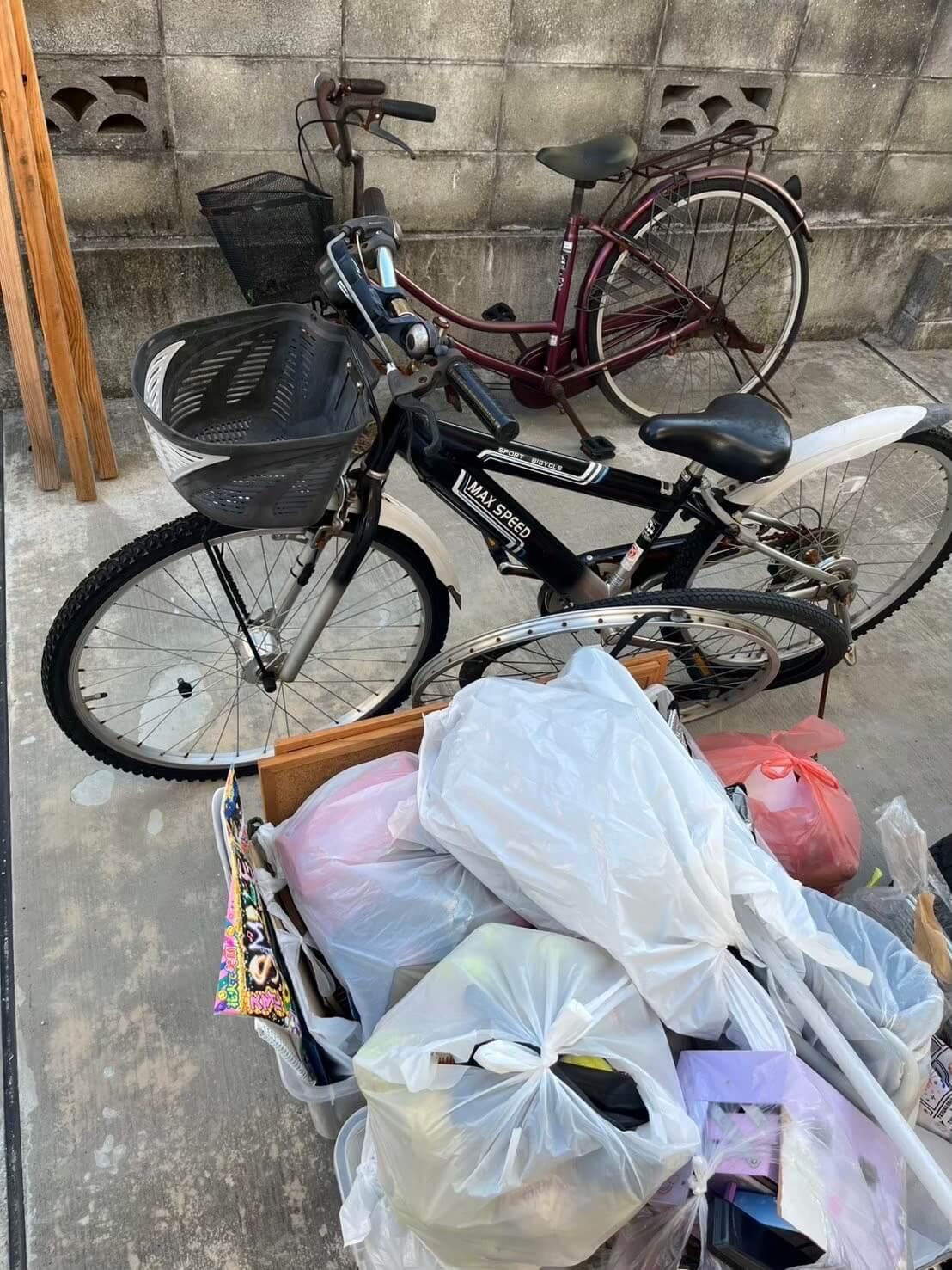 博多区の不用品回収実績 (作業前)