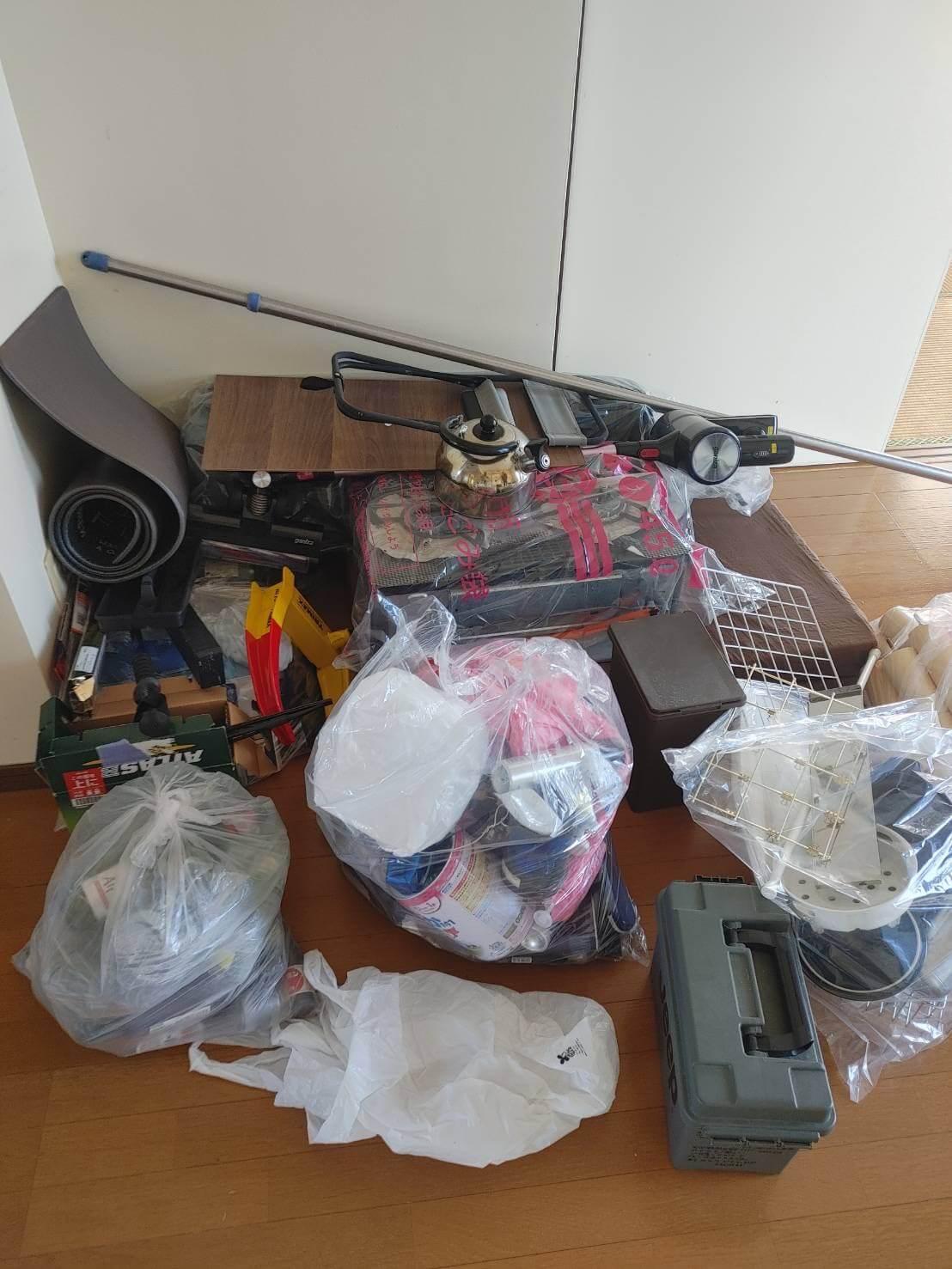 諫早市の不用品回収実績 (作業前)