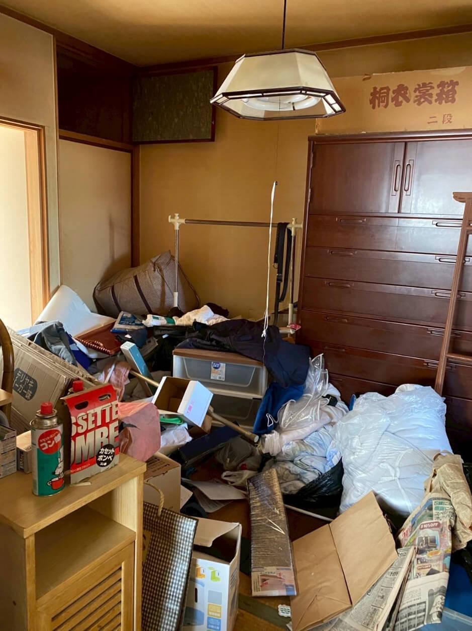 生前整理に伴い部屋の中の不用品処分ご相談