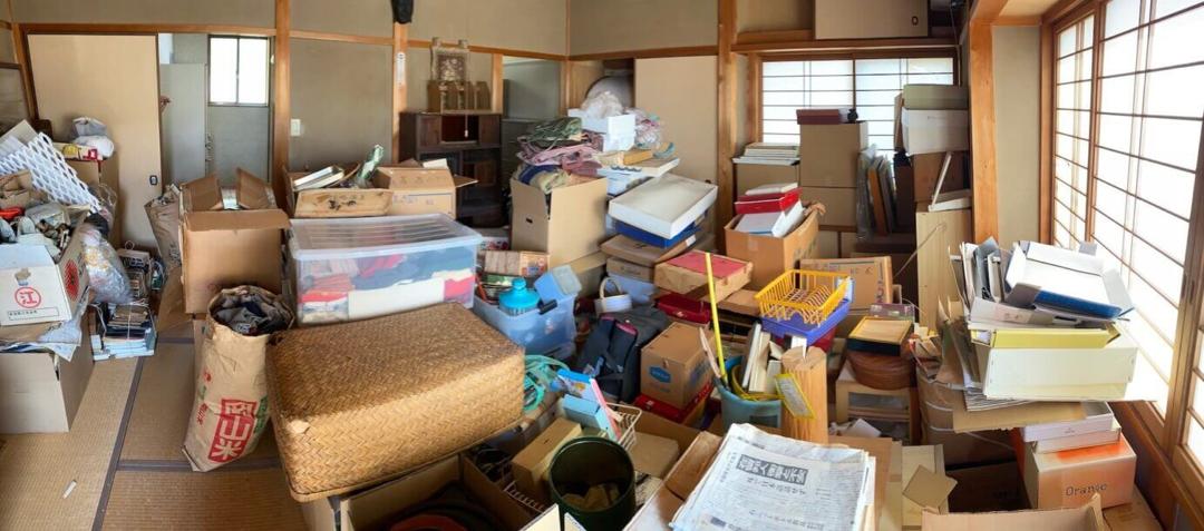 解体予定の空き家片付け・不用品回収