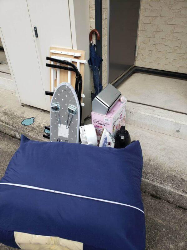 大竹市の不用品回収実績 (作業前)