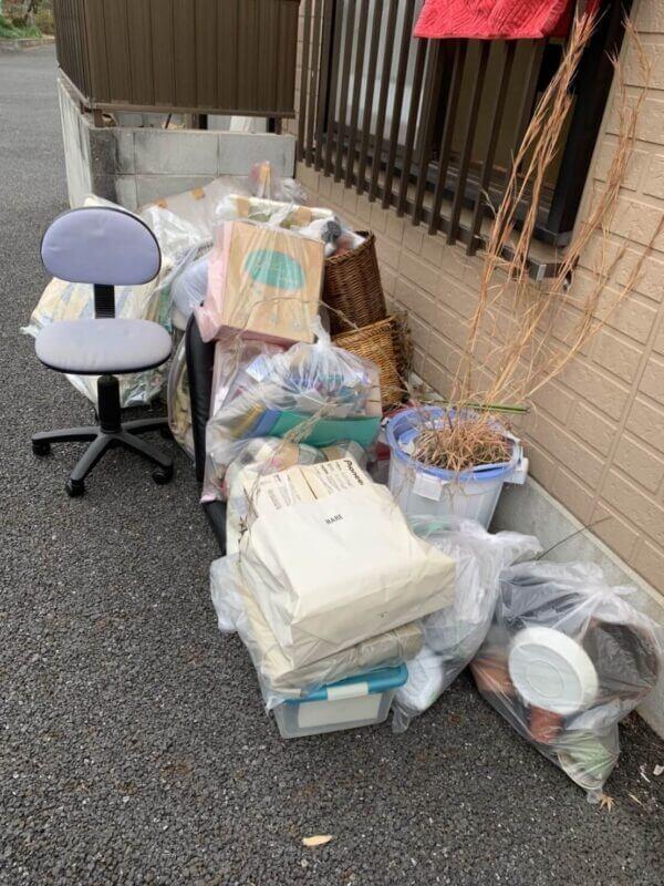 お庭のお片付け・不用品回収