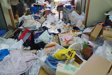 ゴミ屋敷片付け・汚部屋清掃例写真