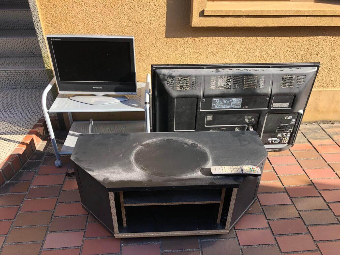 福山市の不用品回収実績 (作業前)
