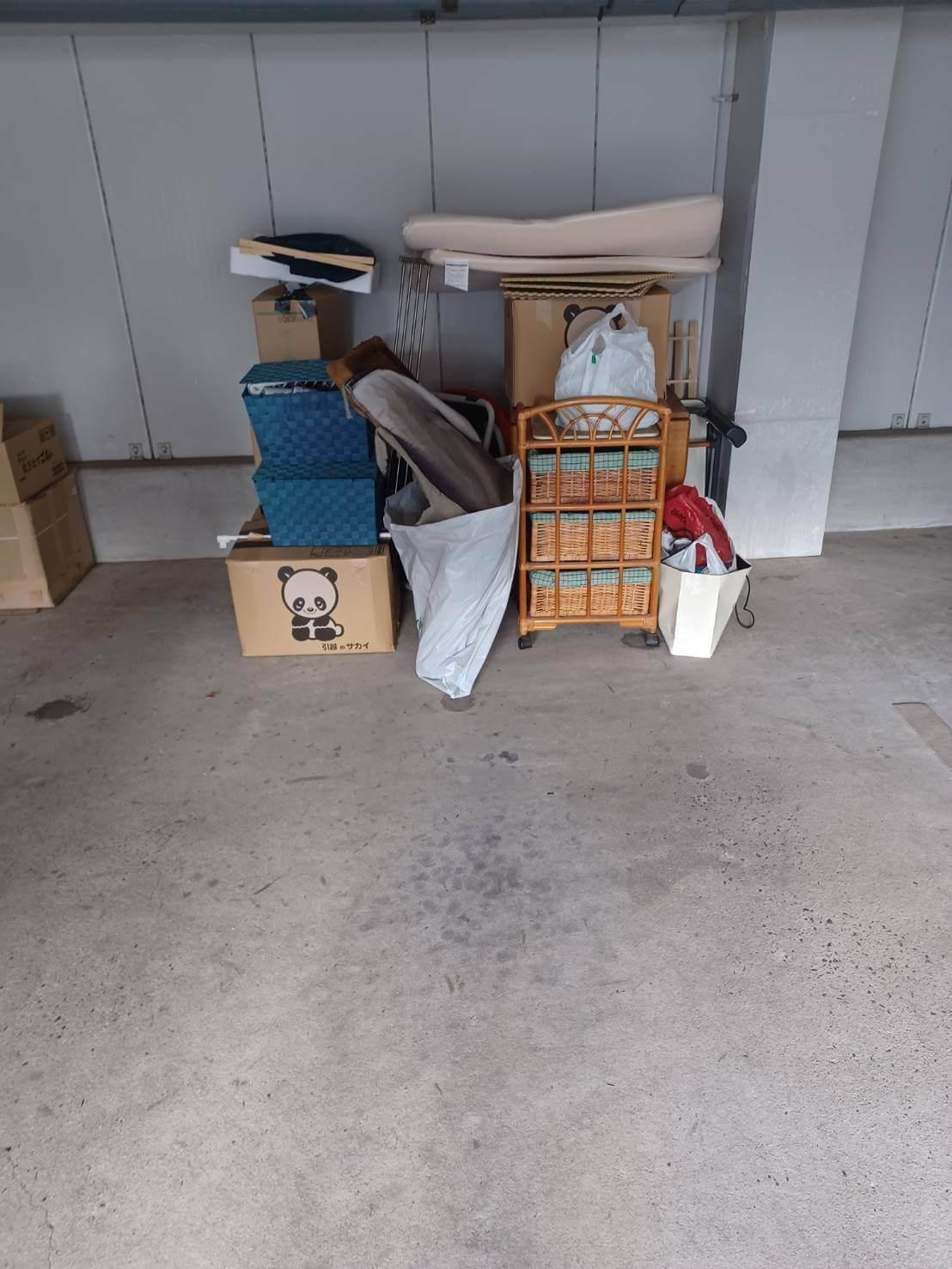 外に出ている不用品を無人回収