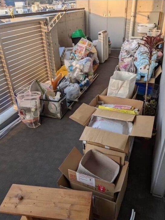 収納スペース大掃除の際に出た不用品回収