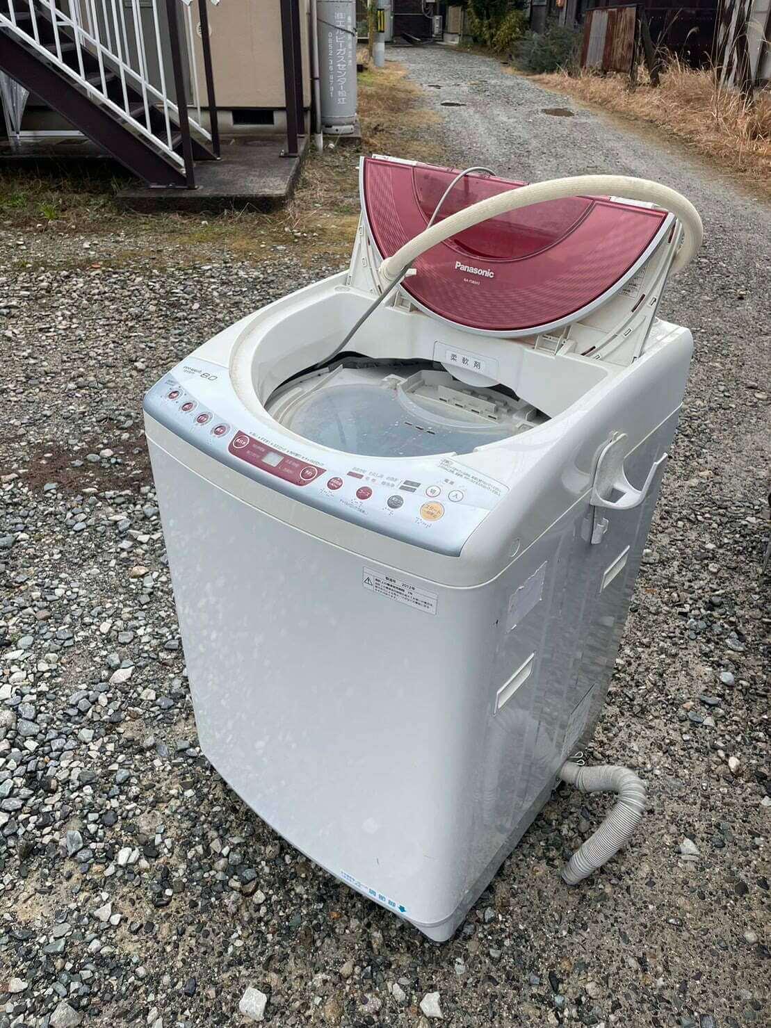 引越しの際に洗濯機を取り外しから搬出まで一貫作業