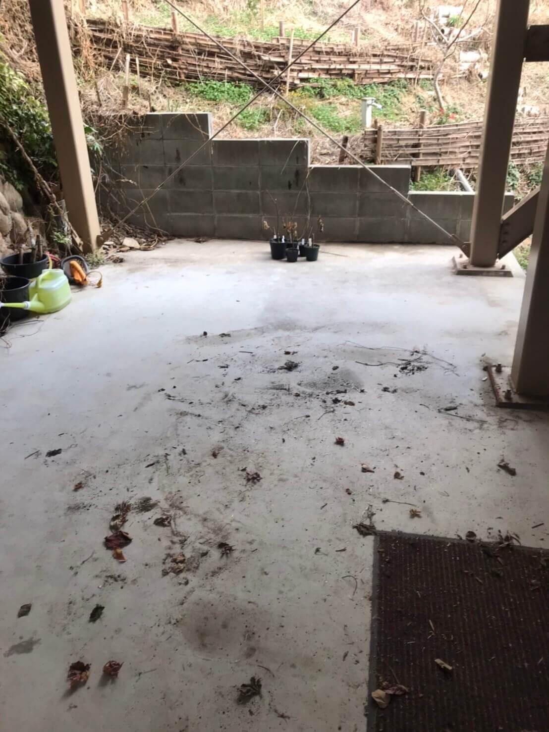 作業後