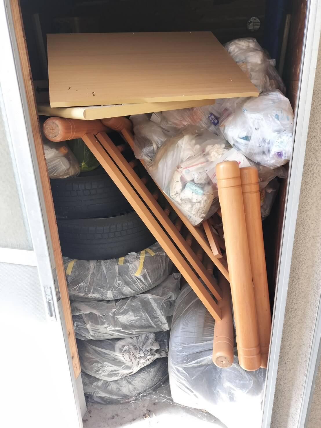 ゴミ屋敷化した物の置き部屋の不用品回収ご相談
