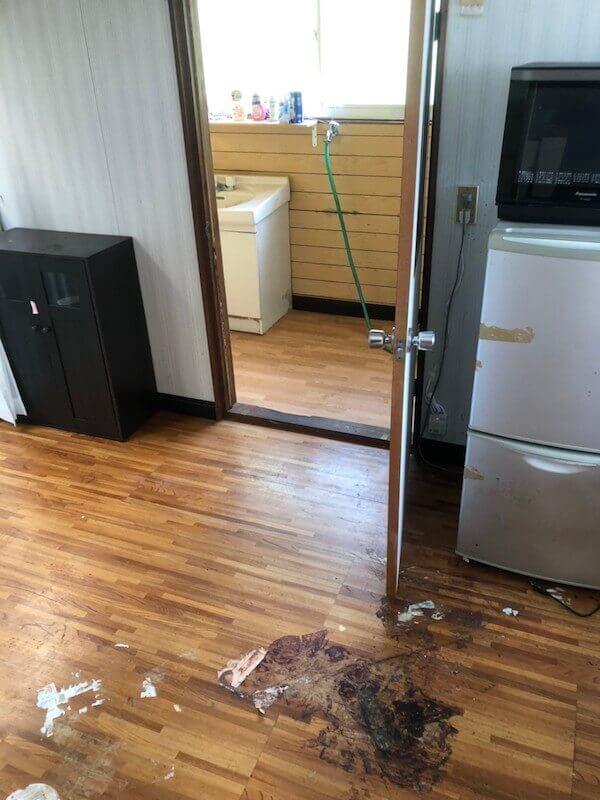 作業後