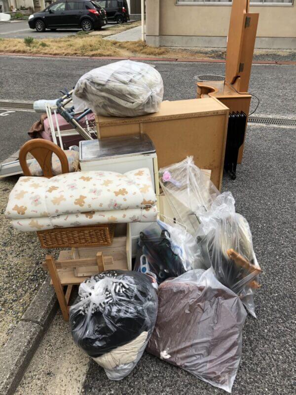 倉敷市の不用品回収実績 (作業前)