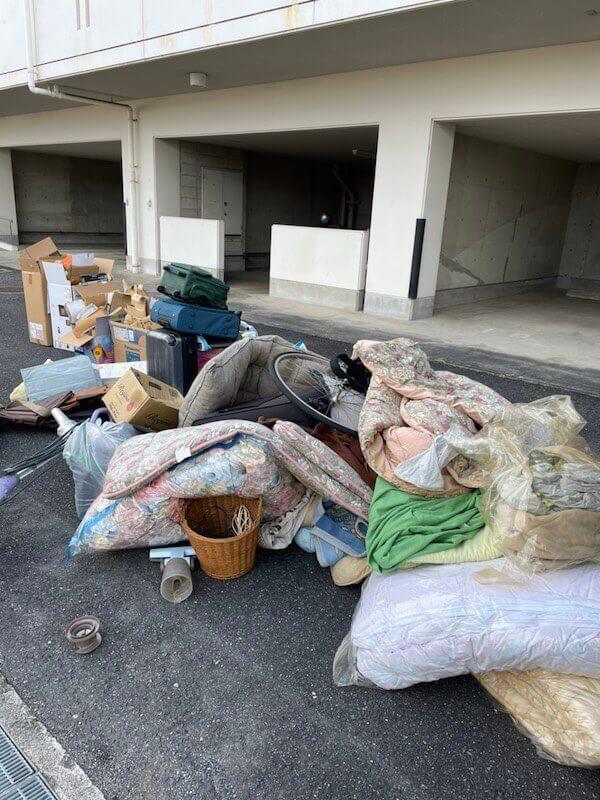 柳川市の不用品回収実績 (作業前)