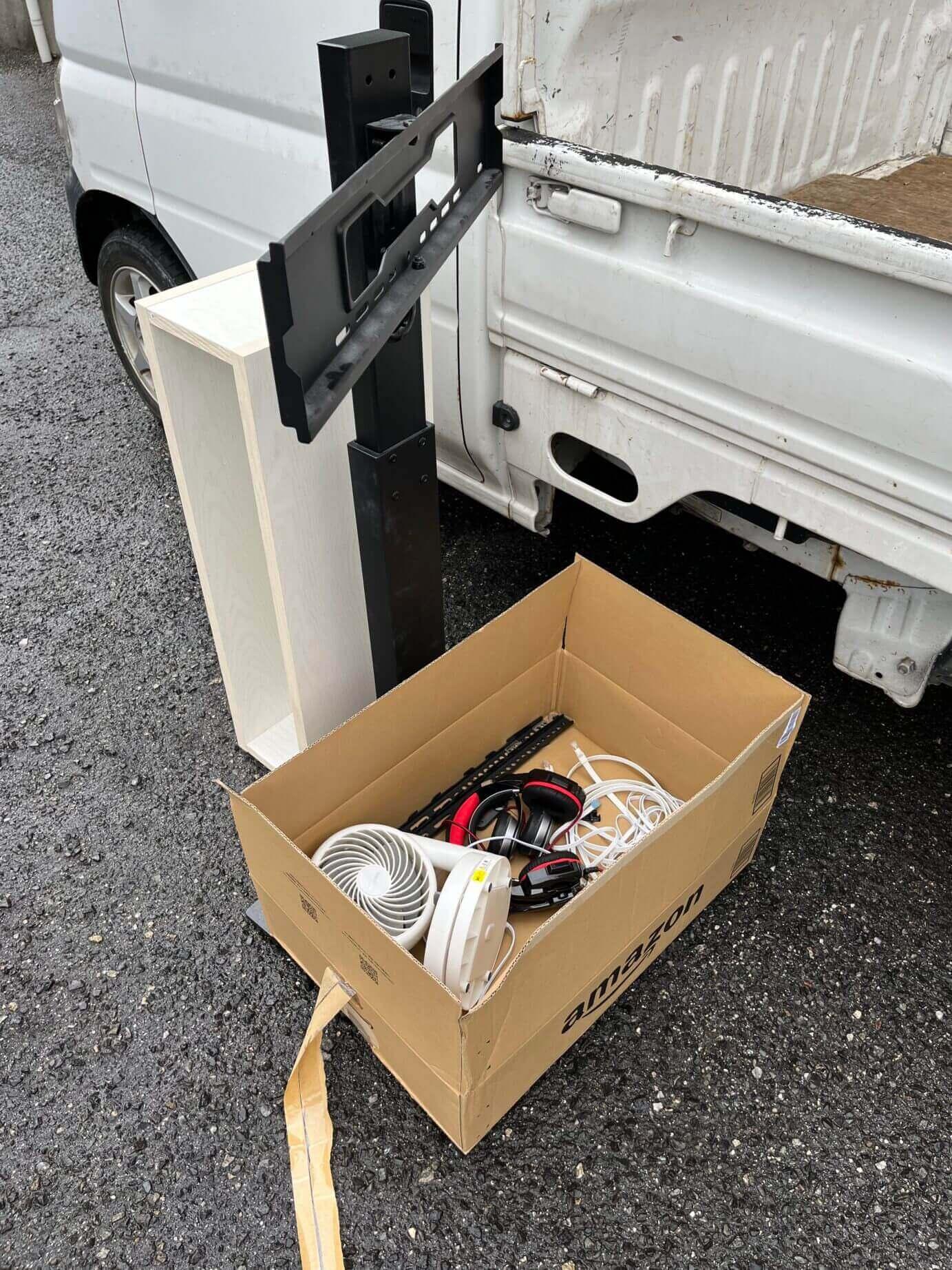 テレビ台などの不用品回収