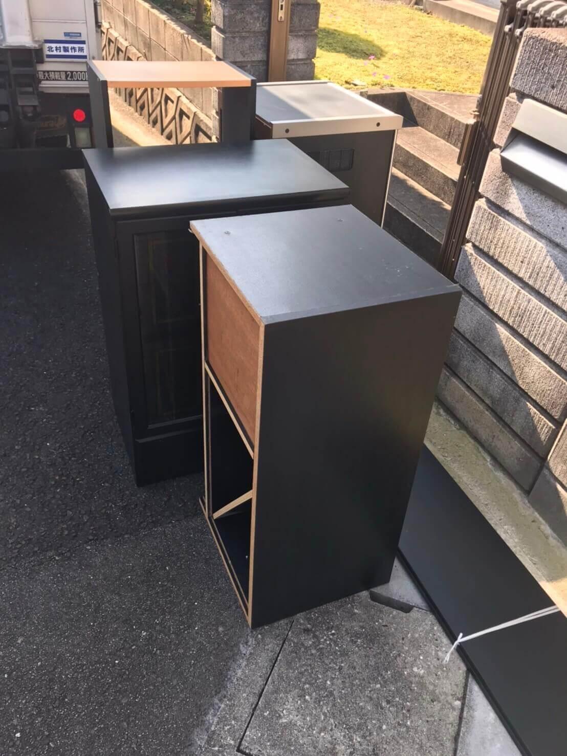 食器棚など大型家具の粗大ゴミ回収