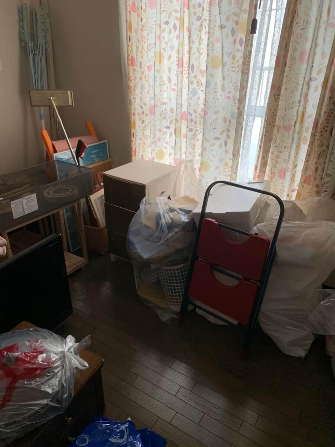 阿武町の不用品回収実績 (作業前)