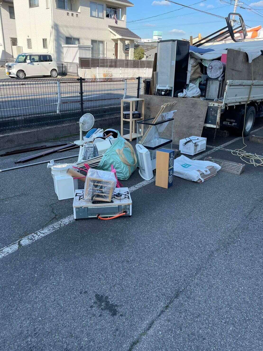 引越しゴミなど大量に回収し、お客様にお喜び!