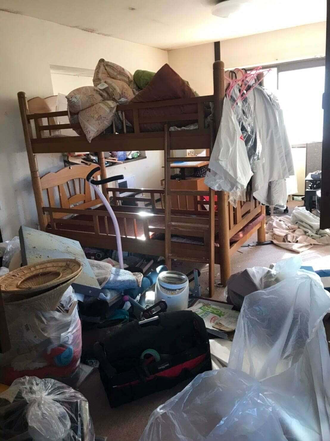 熊本市の不用品回収実績 (作業前)