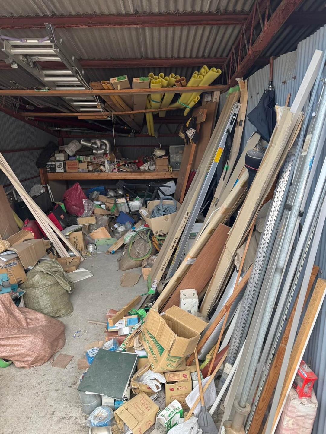 仕事で使っていた建設道具の不用品処分