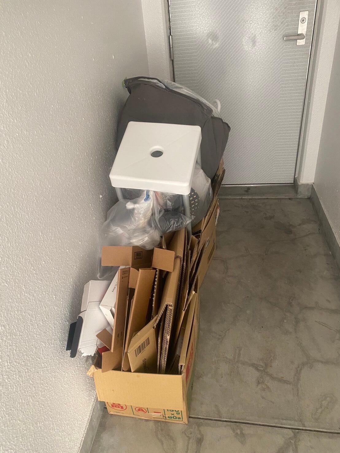 引越し後に何かと困る使用済みダンボール処分