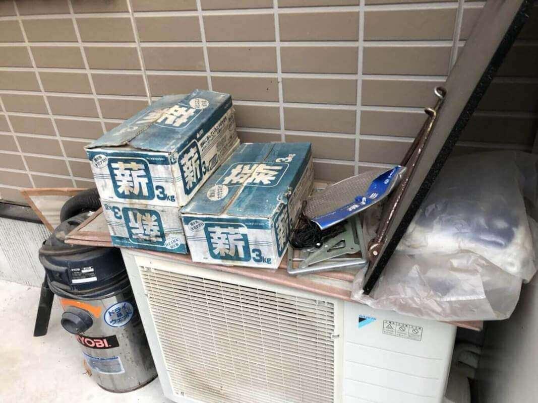 エアコン取り外し撤去と不用品回収