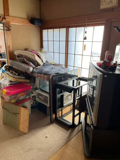 大型家具や家電など家の中を丸ごと遺品整理!
