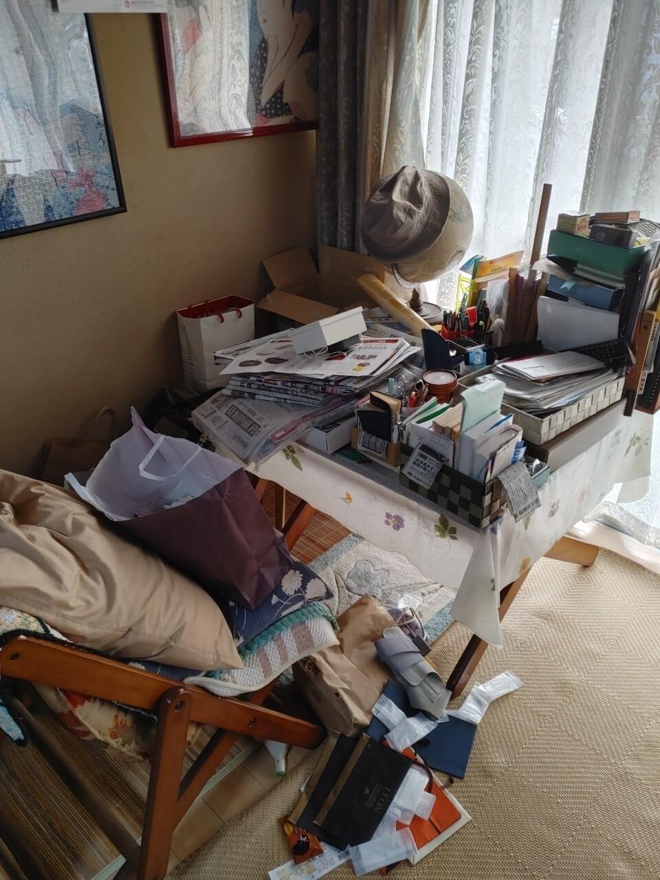 引っ越しに伴い戸建住宅の家財すべて不用品回収